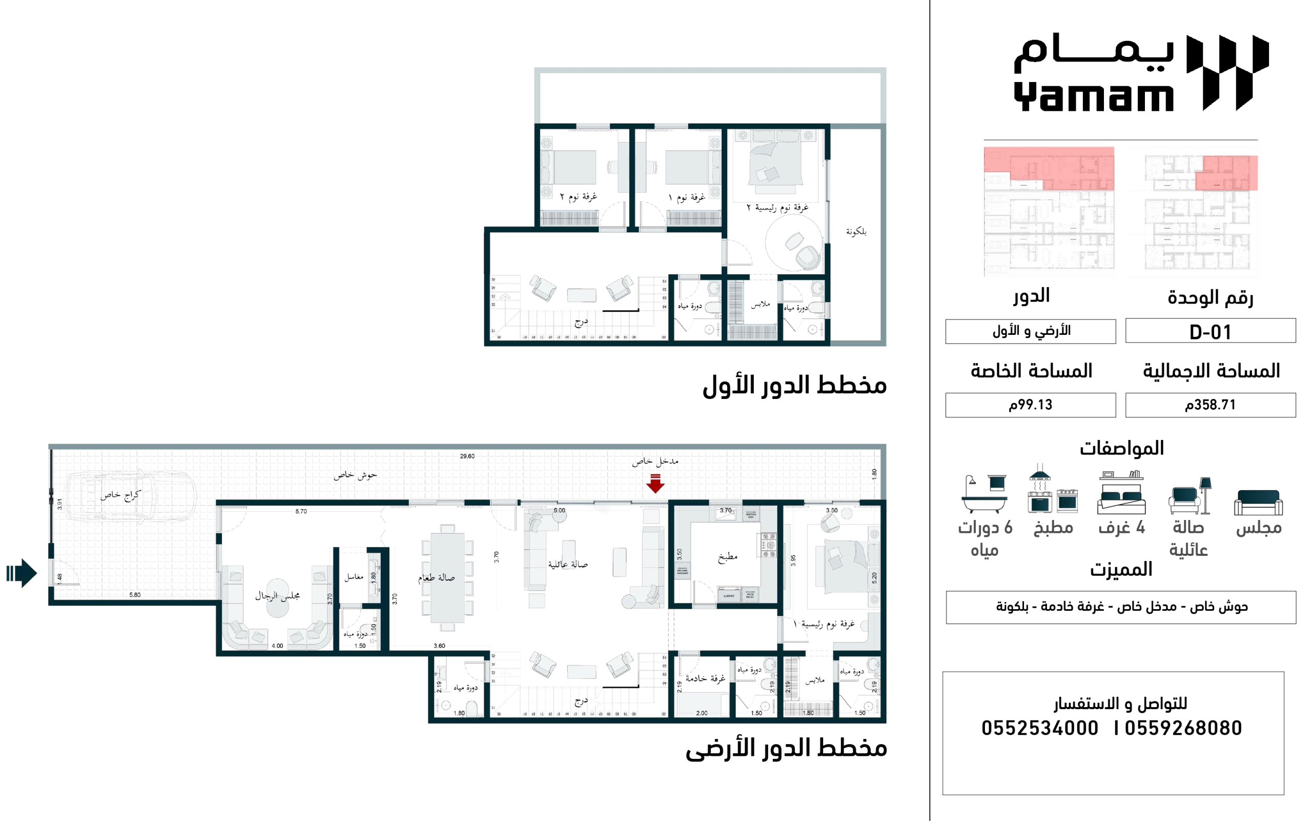 مخطط الوحدة D01